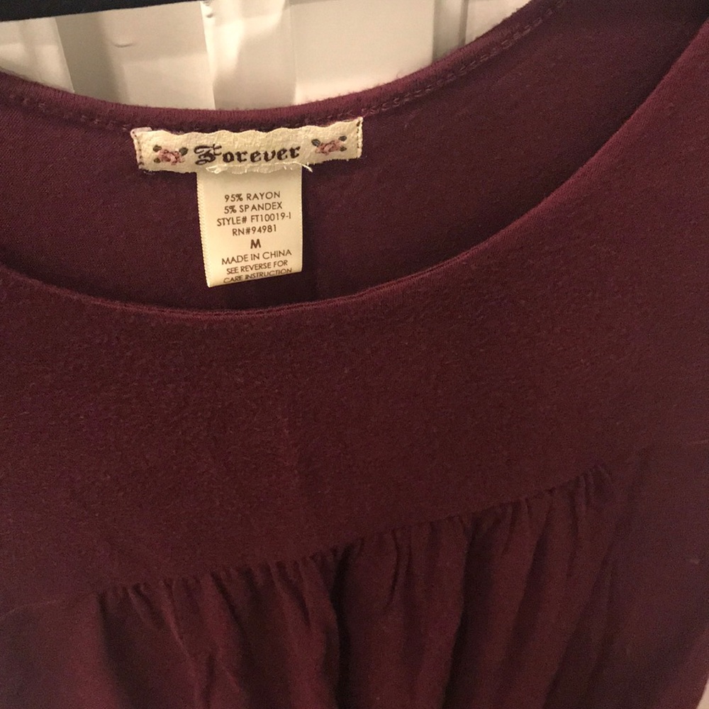 Maroon Top - Picture 2 of 2